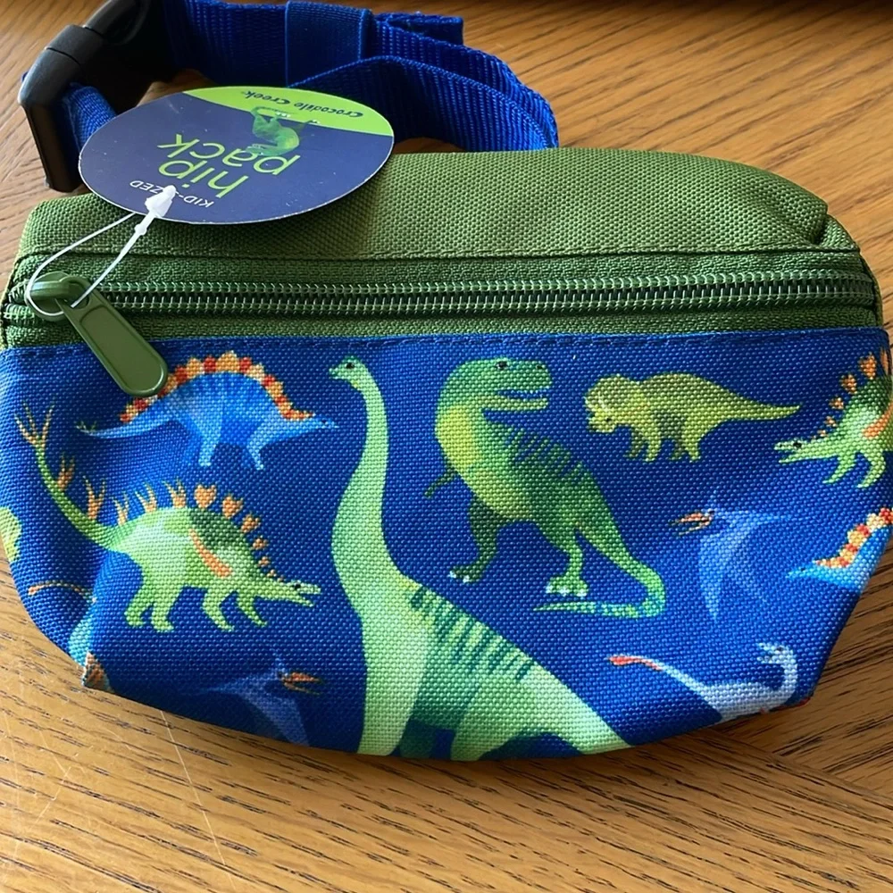 Dinosaur Theme Kid-Sized Hip Pack by Crocodile Creek NEW